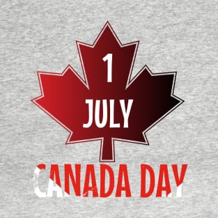 1 July Canada Day T-Shirt T-Shirt